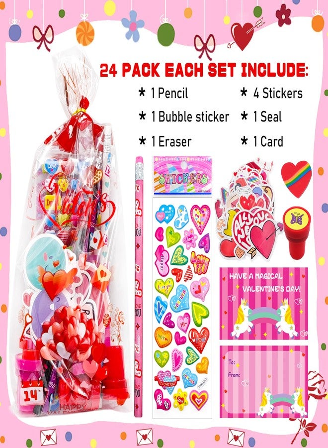 Phaorui 260pcs Valentines Day Gifts for Kids Classroom Valentines Goodie Bags Stuffers Valentine Card Gift for Kid Valentine Classroom Party Favors Prizes for Kids Girls - Image 2